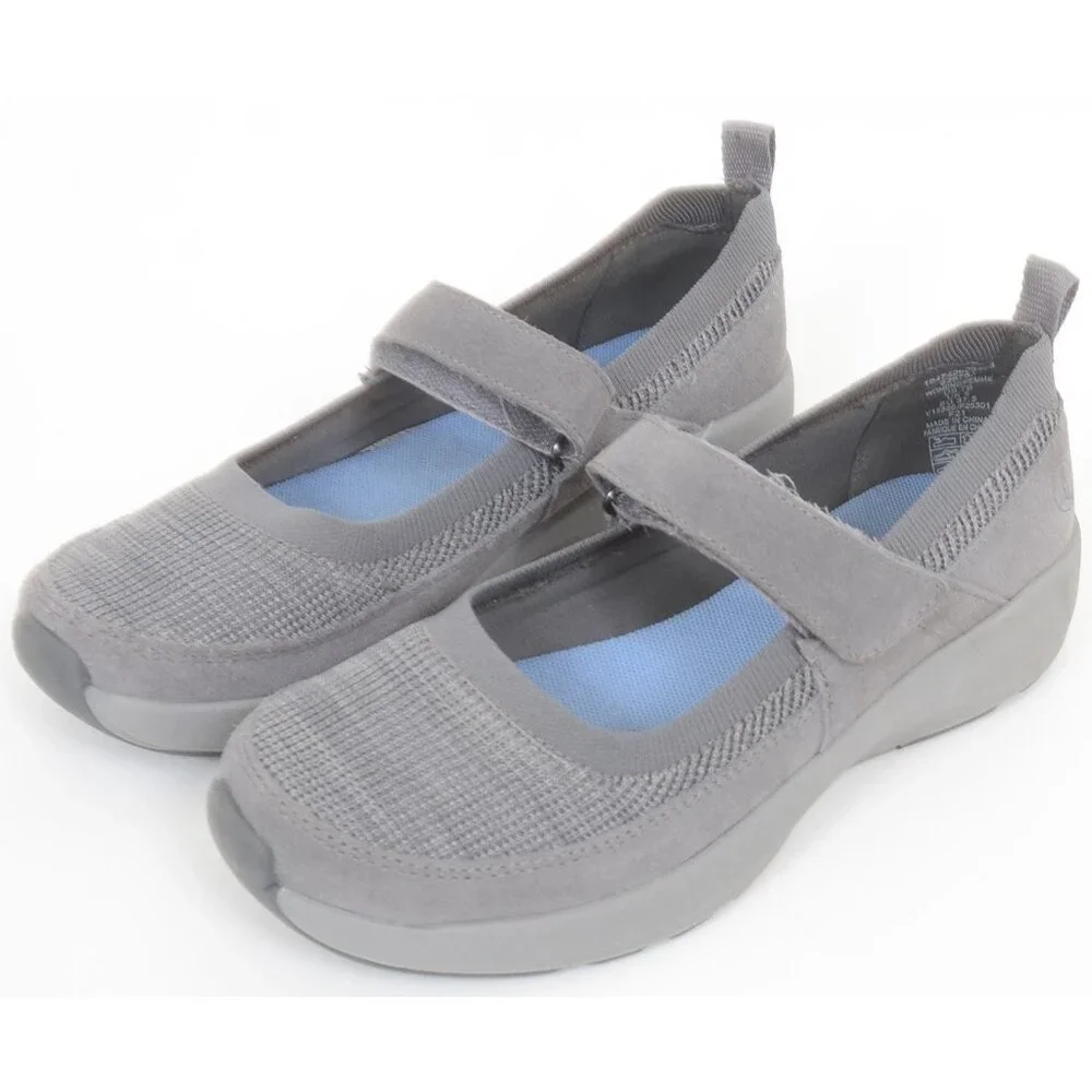 Lands End Women's 7B Hook & Loop Comfort Mary Jane Uniform Nurse‎ Walking